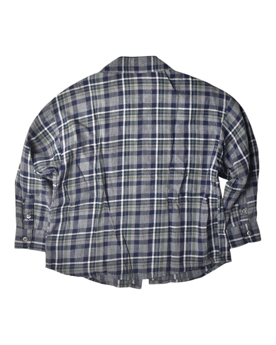 A Blue Long Sleeve Shirts from Emporio Armani in size 4T for boy. (Back View)