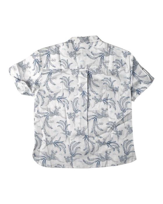A White Short Sleeve Shirts from Elly in size 5T for boy. (Back View)