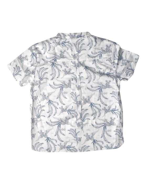 A White Short Sleeve Shirts from Elly in size 6T for boy. (Back View)