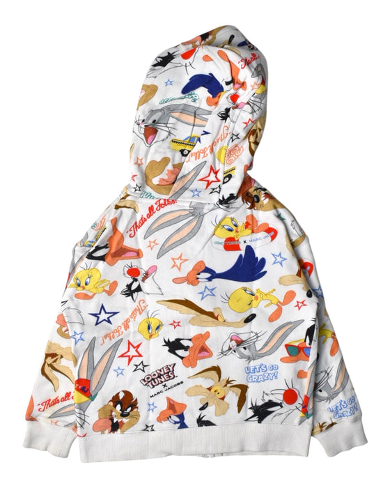 A Multicolour Hooded Sweatshirts from Looney Tunes X Marc Jacobs in size 6T for boy. (Back View)