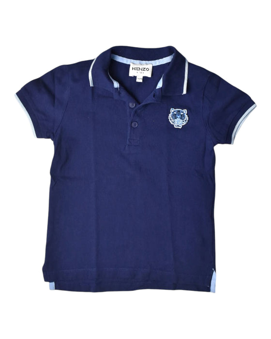 A Navy Short Sleeve Polos from Kenzo in size 5T for boy. (Front View)