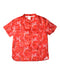 A Red Short Sleeve Shirts from Elly in size 5T for boy. (Front View)