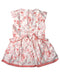 A White Sleeveless Dresses from Chateau de Sable in size 18-24M for girl. (Back View)