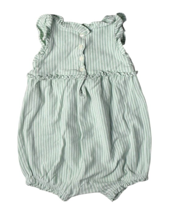 A Green Sleeveless Rompers from Ralph Lauren in size 6-12M for girl. (Back View)