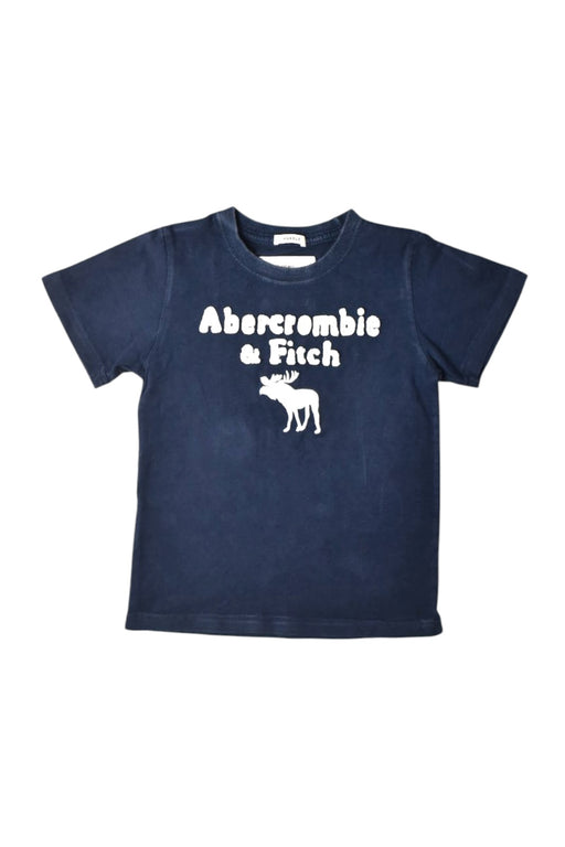 A Navy Short Sleeve T Shirts from Abercrombie  in size 6T for boy. (Front View)