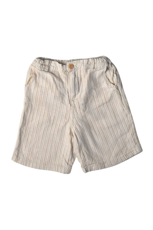 A Beige Shorts from Gingersnaps in size 6T for boy. (Front View)