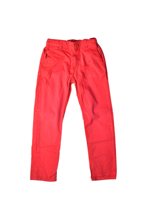 A Red Casual Pants from Chateau de Sable in size 6T for boy. (Front View)
