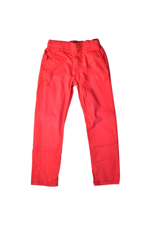 A Red Casual Pants from Chateau de Sable in size 6T for boy. (Front View)