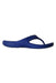 A Blue Flip Flops from Crocs in size 5T for boy. (Front View)