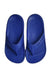 A Blue Flip Flops from Crocs in size 5T for boy. (Back View)