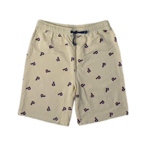 A Beige Shorts from PONEY in size 9Y for boy. (Front View)