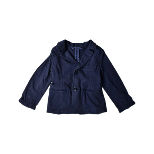 A Navy Blazers from Monnalisa in size 2T for girl. (Front View)