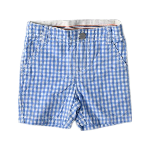 A Blue Shorts from Jacadi in size 6-12M for boy. (Front View)
