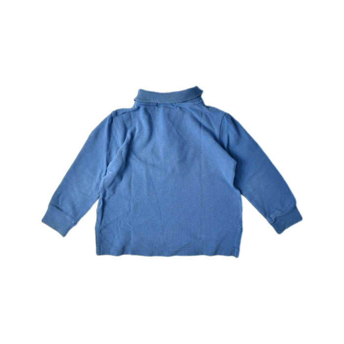 A Blue Long Sleeve Polos from Polo Ralph Lauren in size 6-12M for boy. (Back View)