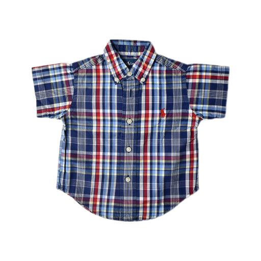 A Multicolour Short Sleeve Shirts from Ralph Lauren in size 6-12M for boy. (Front View)