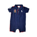 A Navy Short Sleeve Rompers from Ralph Lauren in size 6-12M for boy. (Front View)