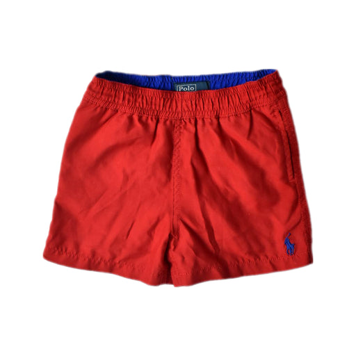 A Red Swim Shorts from Polo Ralph Lauren in size 12-18M for boy. (Front View)