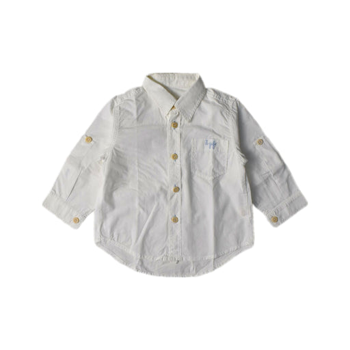 A White Long Sleeve Shirts from Il Gufo in size 6-12M for boy. (Front View)