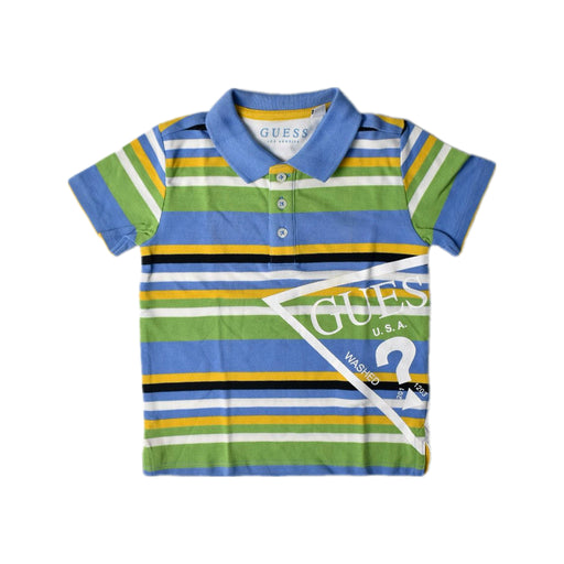A Multicolour Short Sleeve Polos from Guess in size 3T for boy. (Front View)