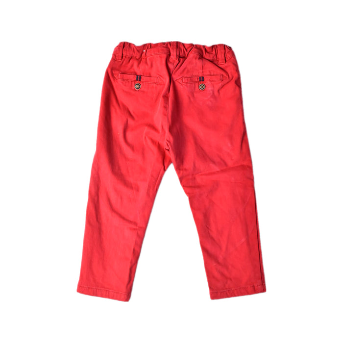 A Red Casual Pants from Mayoral in size 18-24M for boy. (Back View)