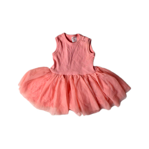 A Pink Sleeveless Dresses from Seed in size 3-6M for girl. (Front View)