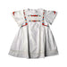 A White Short Sleeve Dresses from Tartine et Chocolat in size 3T for girl. (Front View)