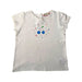 A White Short Sleeve T Shirts from Bonpoint in size 3T for girl. (Front View)