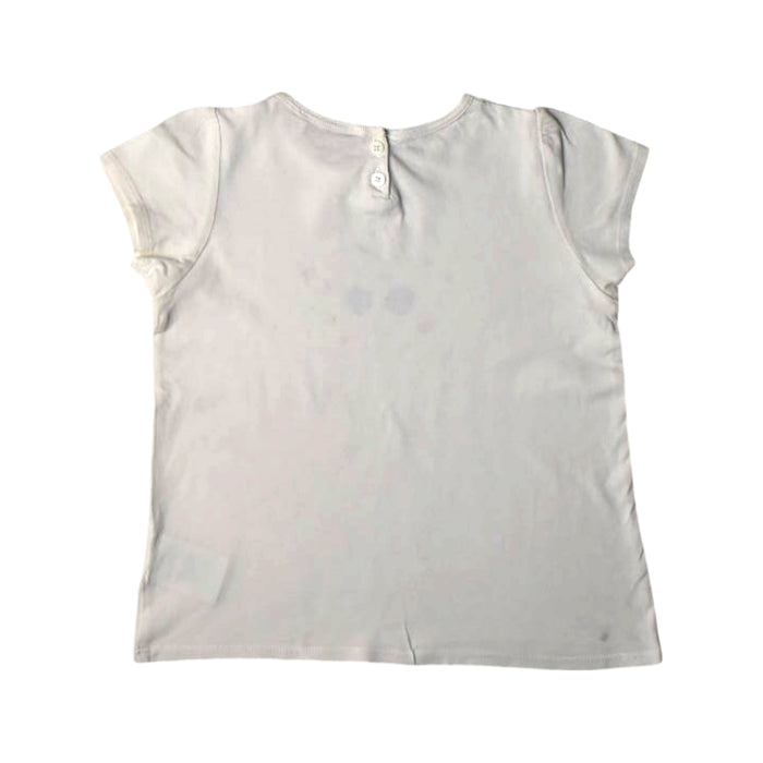 A White Short Sleeve T Shirts from Bonpoint in size 3T for girl. (Back View)
