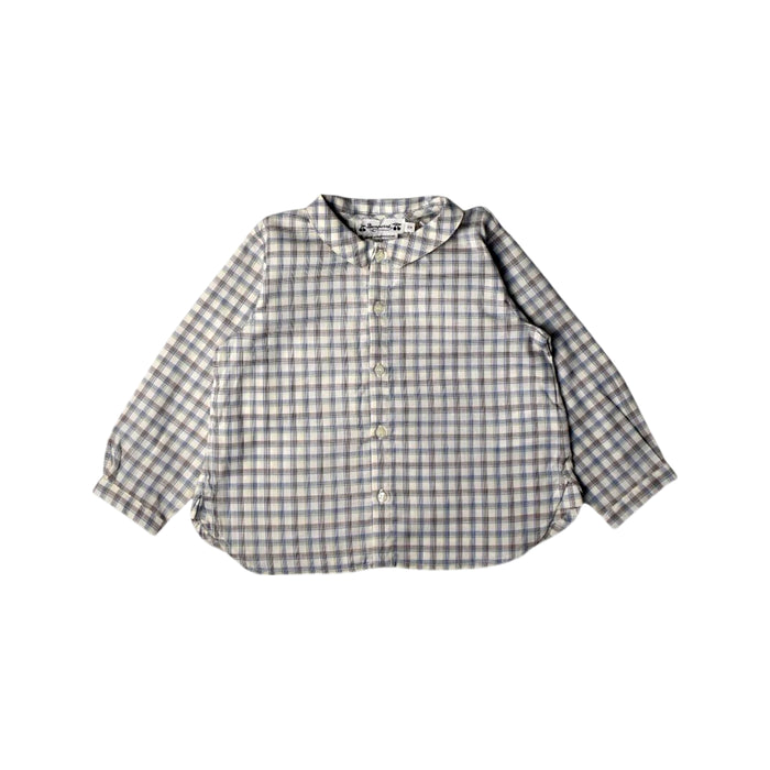 A Beige Long Sleeve Shirts from Bonpoint in size 2T for boy. (Back View)