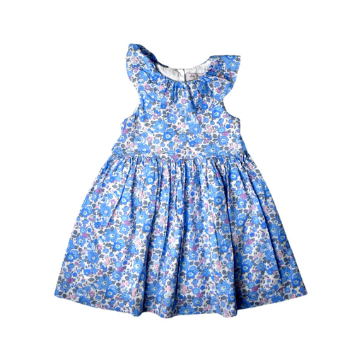 A Blue Sleeveless Dresses from Lily Rose in size 3T for girl. (Front View)