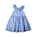 A Blue Sleeveless Dresses from Lily Rose in size 3T for girl. (Front View)