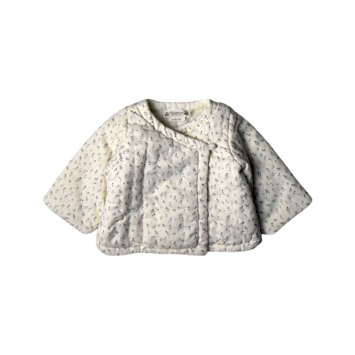 A Ivory Puffer/Quilted Coats & Outerwear from Bonpoint in size 3-6M for neutral. (Front View)
