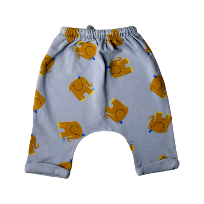 A Blue Casual Pants from Bobo Choses in size 3-6M for boy. (Back View)