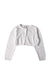 A White Cardigans from La Coqueta in size 4T for girl. (Front View)