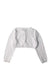 A White Cardigans from La Coqueta in size 4T for girl. (Back View)
