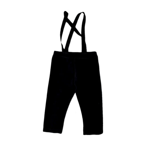A Black Long Overalls from Tutulamb in size 6-12M for neutral. (Front View)