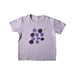 A Purple Short Sleeve T Shirts from Mimi Mono in size 4T for girl. (Front View)