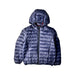 A Navy Puffer/Quilted Jackets from Jott in size 4T for boy. (Front View)