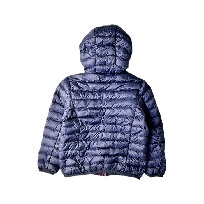 A Navy Puffer/Quilted Jackets from Jott in size 4T for boy. (Back View)