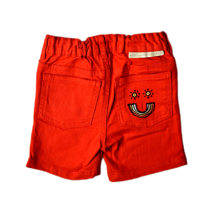 A Red Shorts from Stella McCartney in size 6-12M for boy. (Back View)