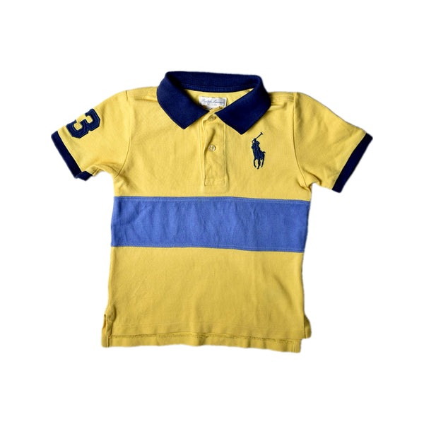 Yellow Ralph Lauren Short Sleeve Polo Size 2T — Retykle Singapore