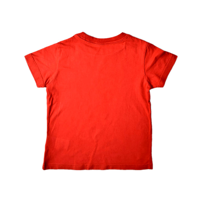 A Red Short Sleeve T Shirts from Polo Ralph Lauren in size 2T for boy. (Back View)