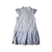 A Blue Sleeveless Dresses from Le Petit Society in size 6T for girl. (Front View)