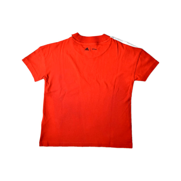 A Red Short Sleeve T Shirts from Adidas in size 5T for girl. (Back View)