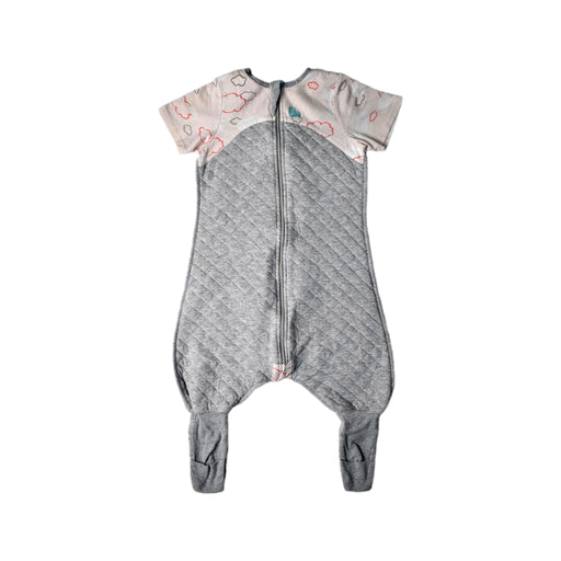 A Grey Sleepsacs from Love To Dream in size 2T for girl. (Front View)