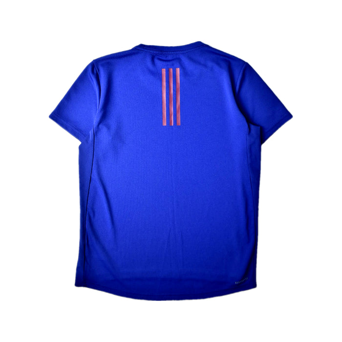 A Blue Active Tops from Adidas in size 12Y for boy. (Back View)