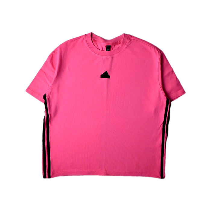 A Pink Short Sleeve T Shirts from Adidas in size 13Y for girl. (Front View)