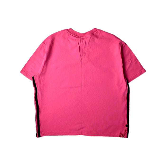 A Pink Short Sleeve T Shirts from Adidas in size 13Y for girl. (Back View)