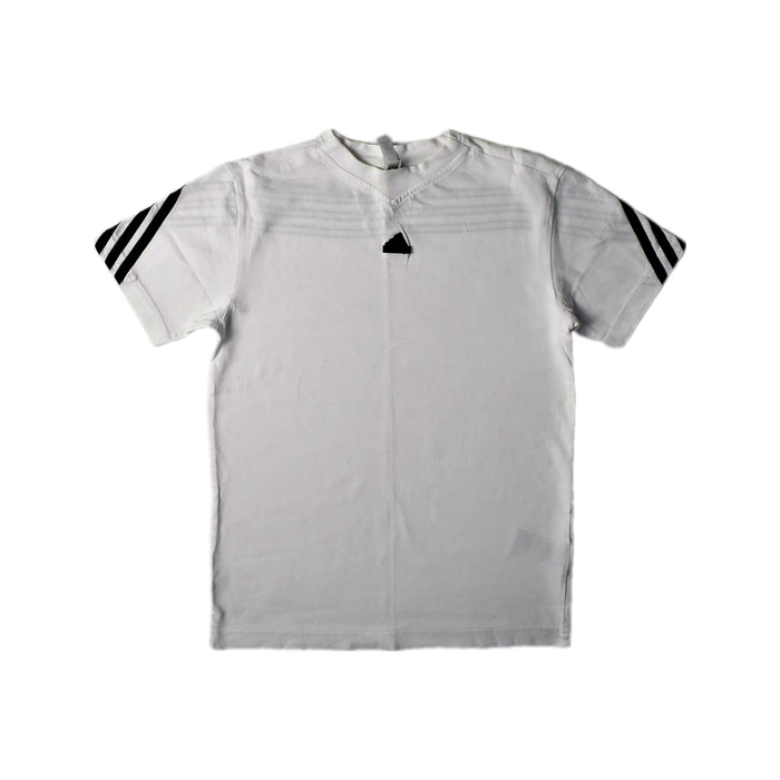 A White Short Sleeve T Shirts from Adidas in size 11Y for neutral. (Front View)