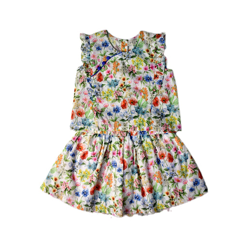 A Multicolour Skirt Sets from Elizabeth Little in size 6T for girl. (Front View)